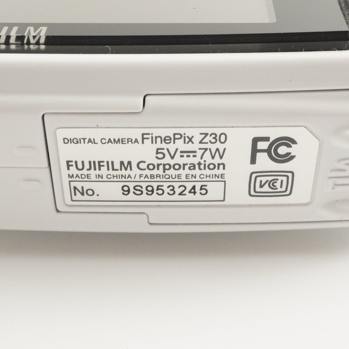 FUJIFILM FINEPIX Z30 White In Box With 4GB SDHC Card from Japan #4543