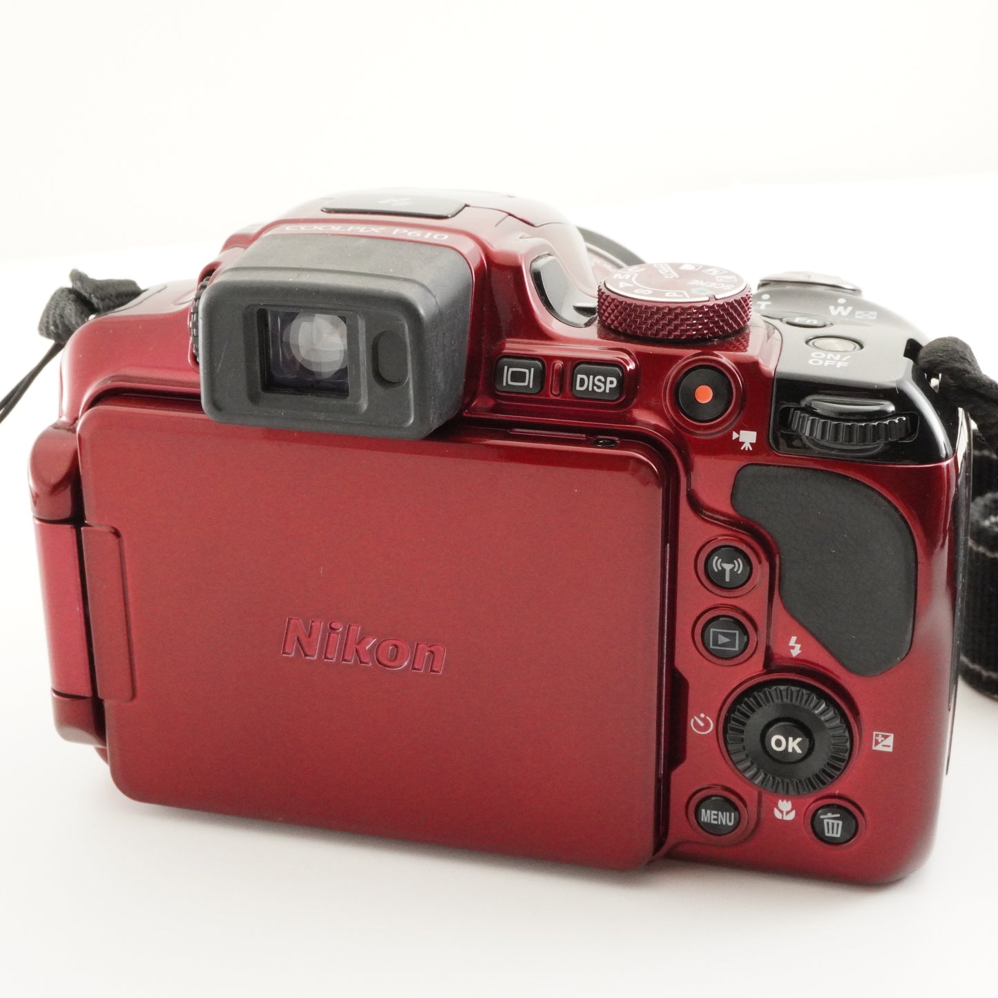 Nikon COOLPIX P610 Red In Box With 4GB SDHC Card from Japan #5921