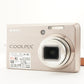 Nikon COOLPIX S600 Pink Gold In Box With 4GB SDHC Card from Japan #5863