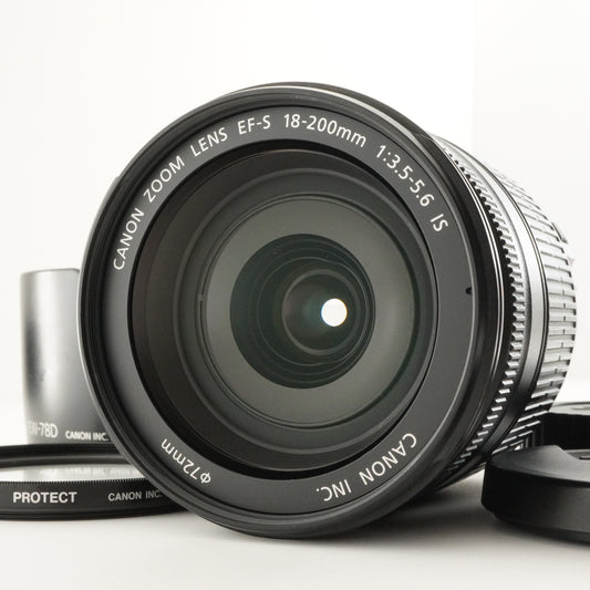 Canon EF-S 18-200mm F3.5-5.6 IS AF ZOOM Lens from Japan #8995