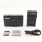 Canon PowerShot S200 Black With 4GB SDHC Card from Japan #5861