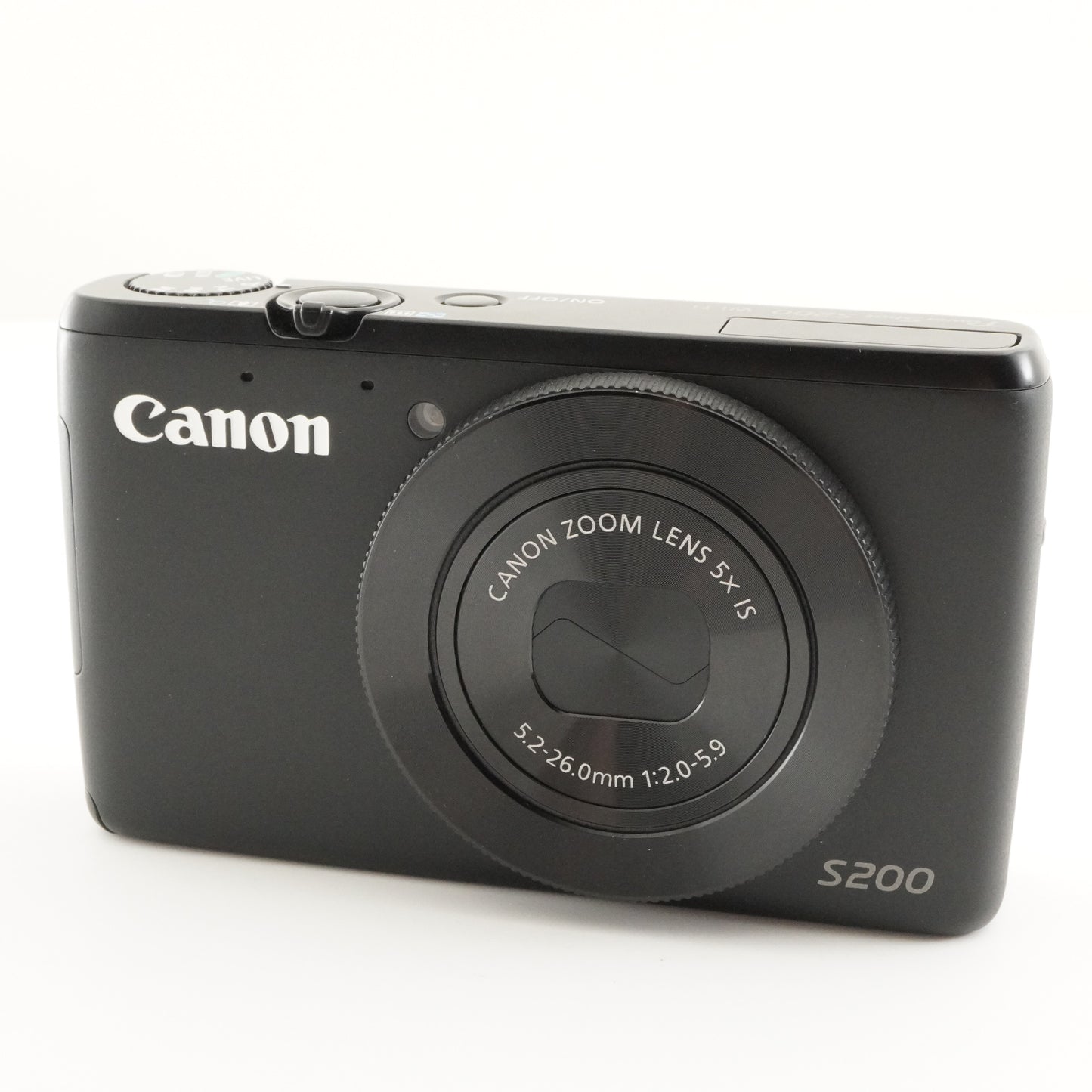 Canon PowerShot S200 Black With 4GB SDHC Card from Japan #5861