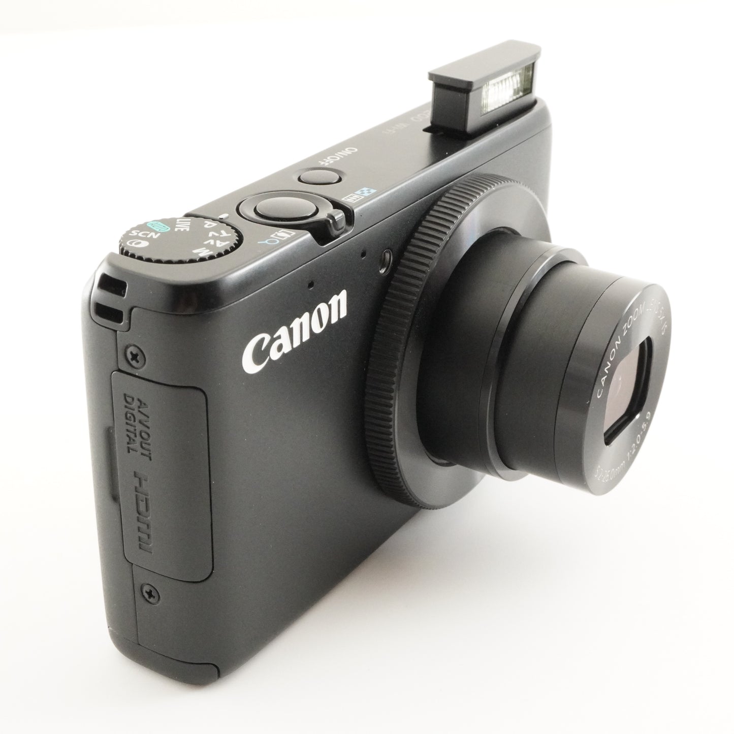 Canon PowerShot S200 Black With 4GB SDHC Card from Japan #5861