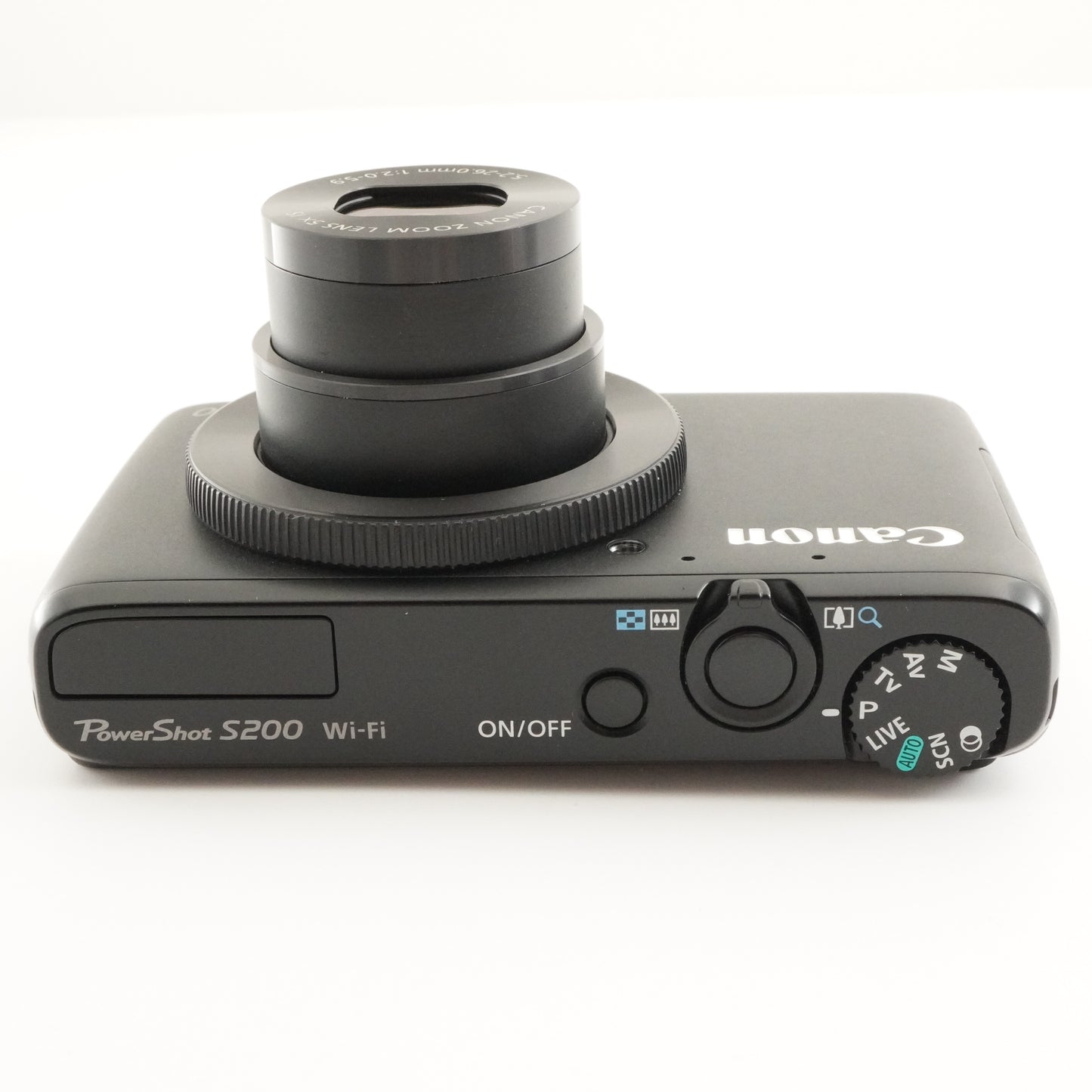Canon PowerShot S200 Black With 4GB SDHC Card from Japan #5861