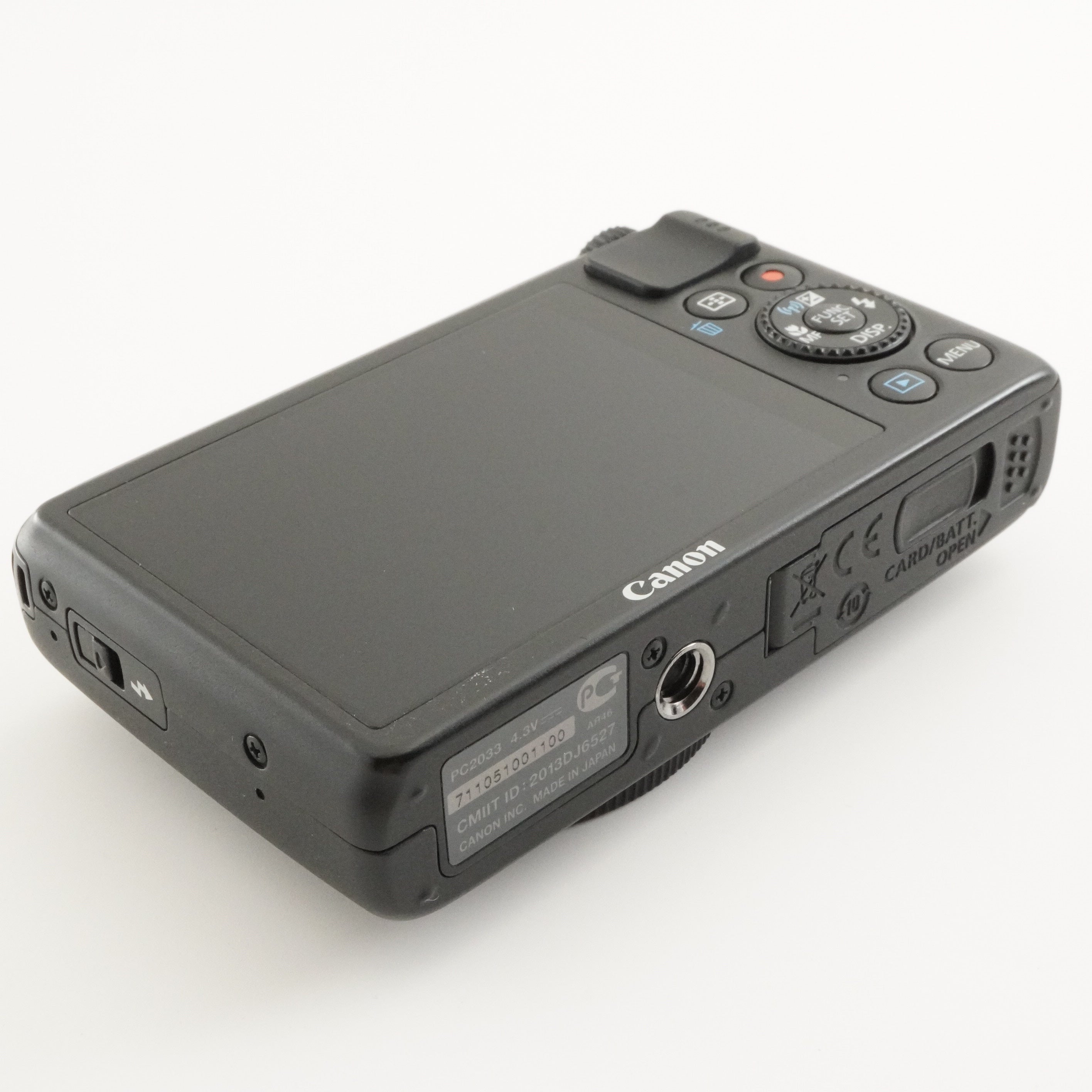 Canon PowerShot S200 Black With 4GB SDHC Card from Japan
