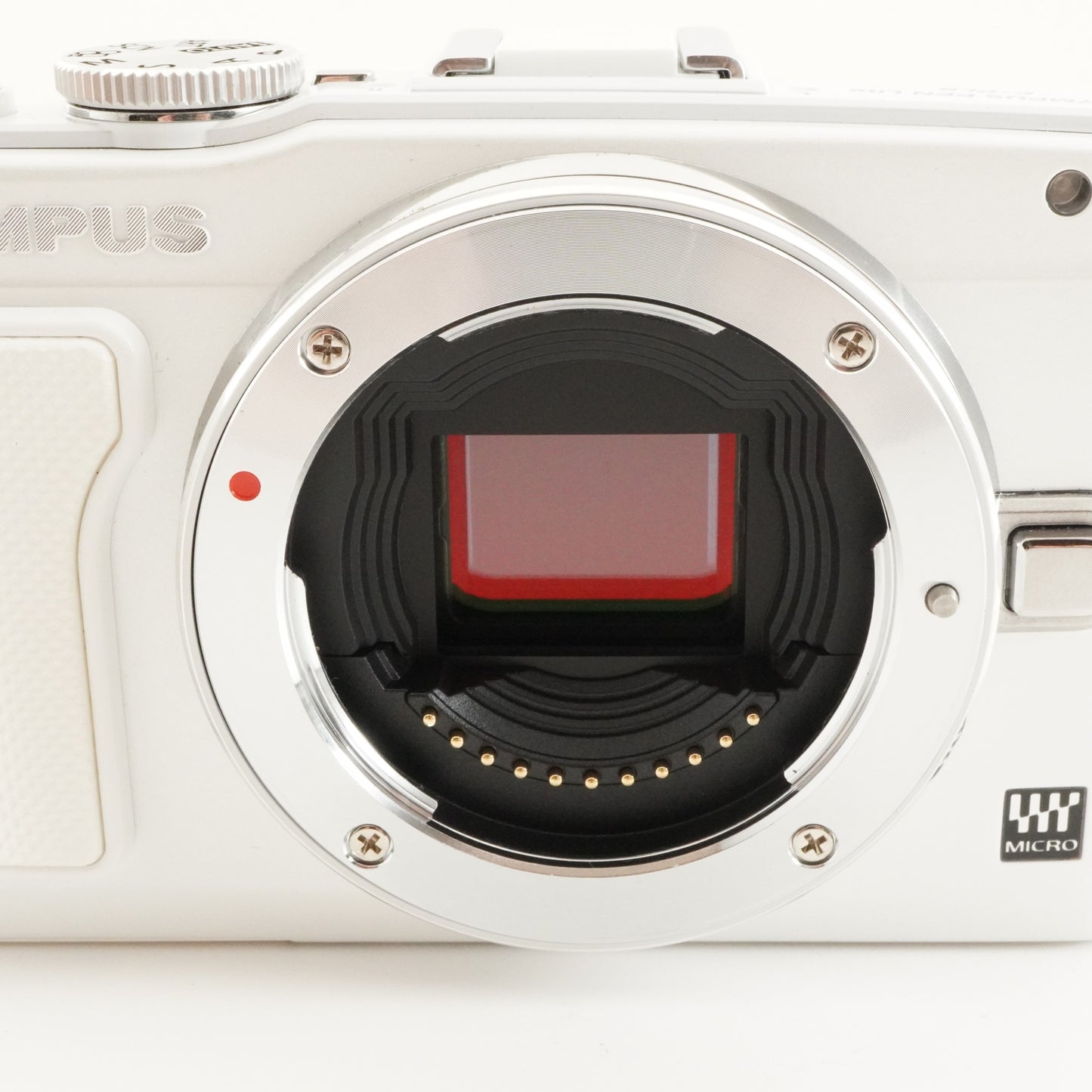 [Only 984 Shots] OLYMPUS PEN Lite E-PL6 White + 14-42mm In Box from Japan #7502