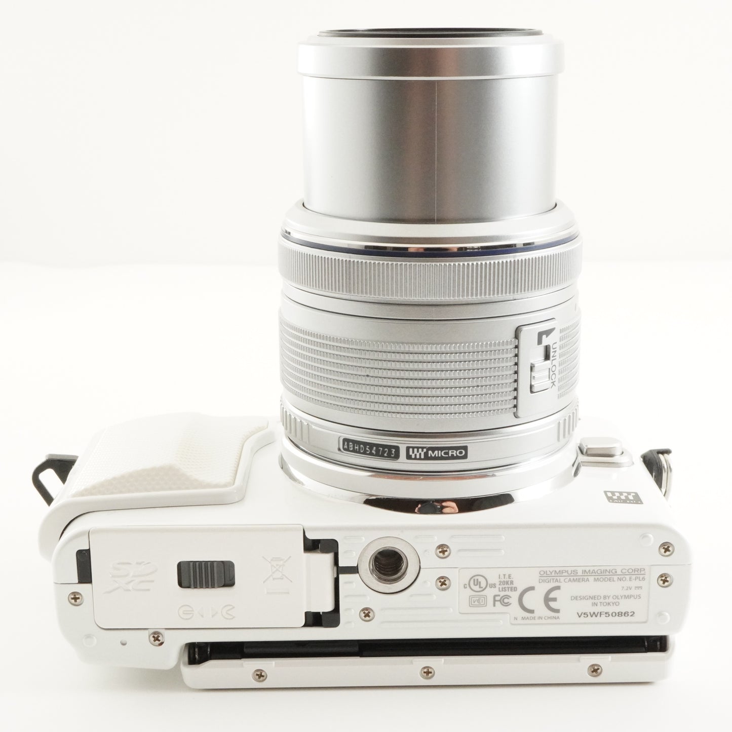 [Only 984 Shots] OLYMPUS PEN Lite E-PL6 White + 14-42mm In Box from Japan #7502