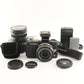 [Only 406 Shots] OLYMPUS PEN E-PL6 Black +14-42mm EZ +40-150mm from Japan #7500