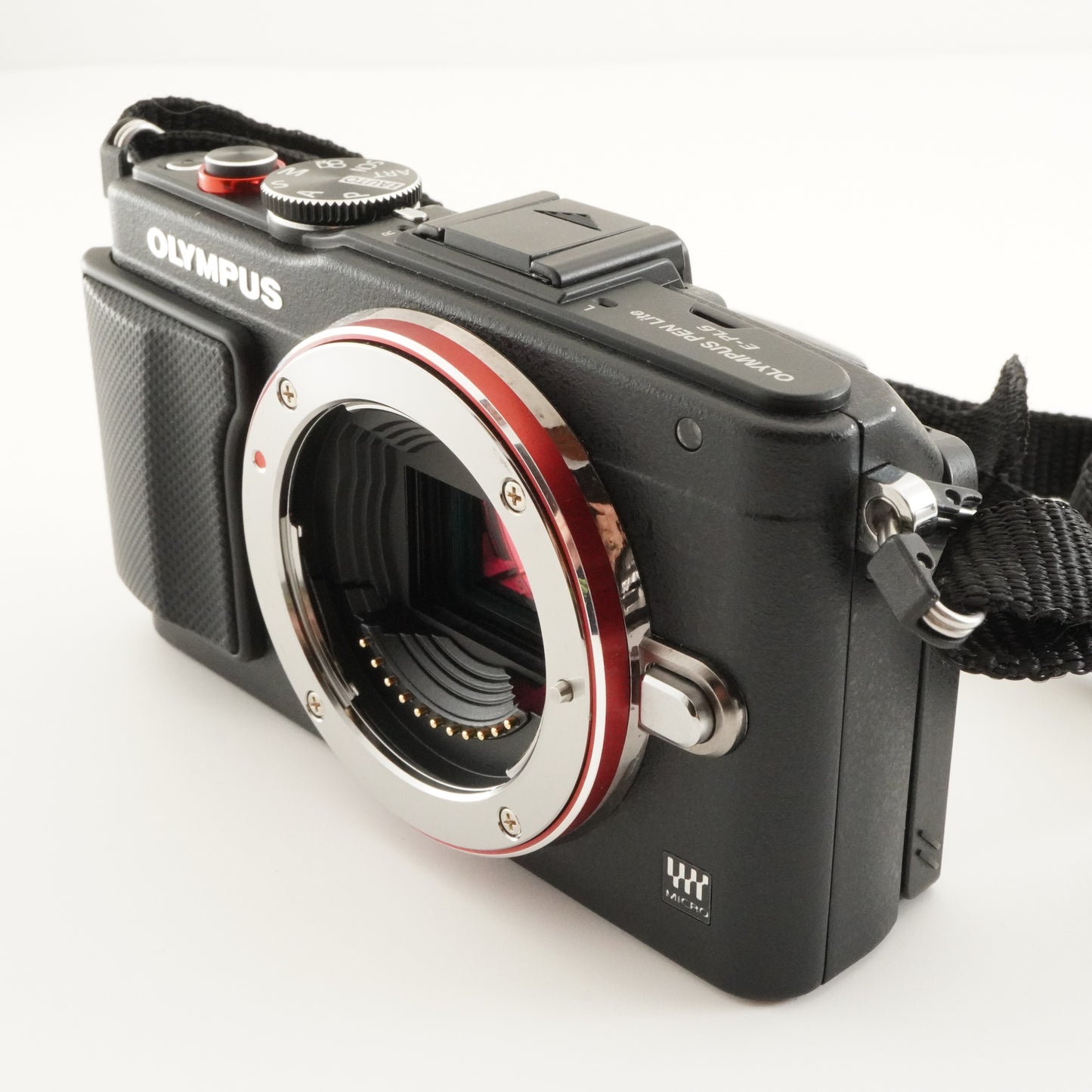 [Only 406 Shots] OLYMPUS PEN E-PL6 Black +14-42mm EZ +40-150mm from Japan #7500