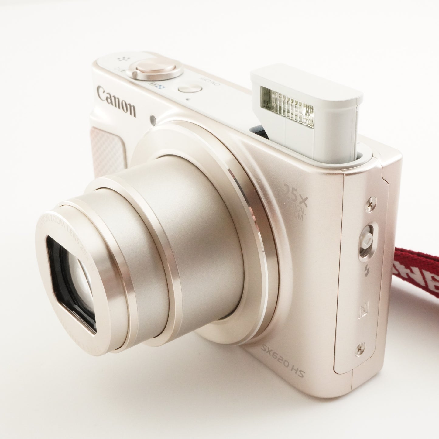 Canon PowerShot SX620 HS White With 4GB SDHC Card from Japan #5878