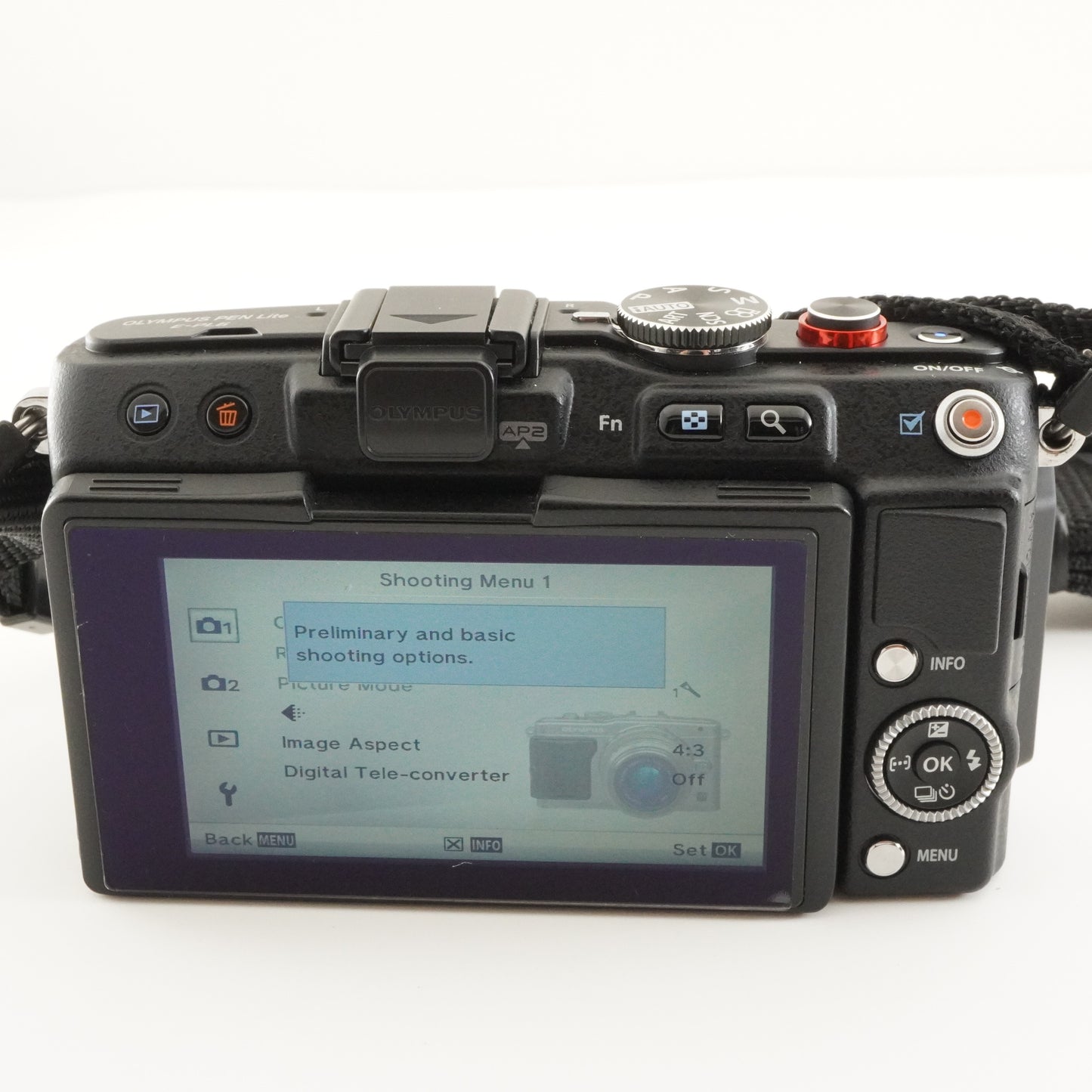 [Only 406 Shots] OLYMPUS PEN E-PL6 Black +14-42mm EZ +40-150mm from Japan #7500
