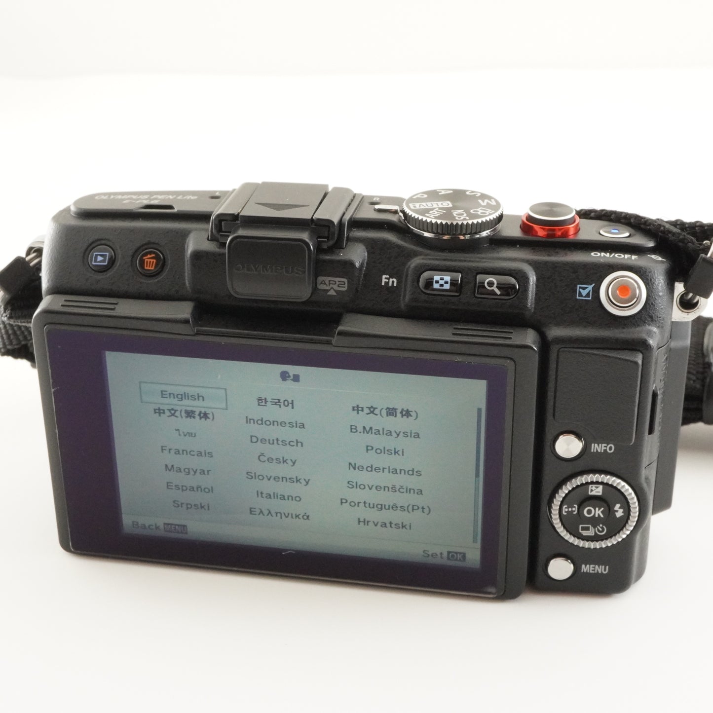 [Only 406 Shots] OLYMPUS PEN E-PL6 Black +14-42mm EZ +40-150mm from Japan #7500