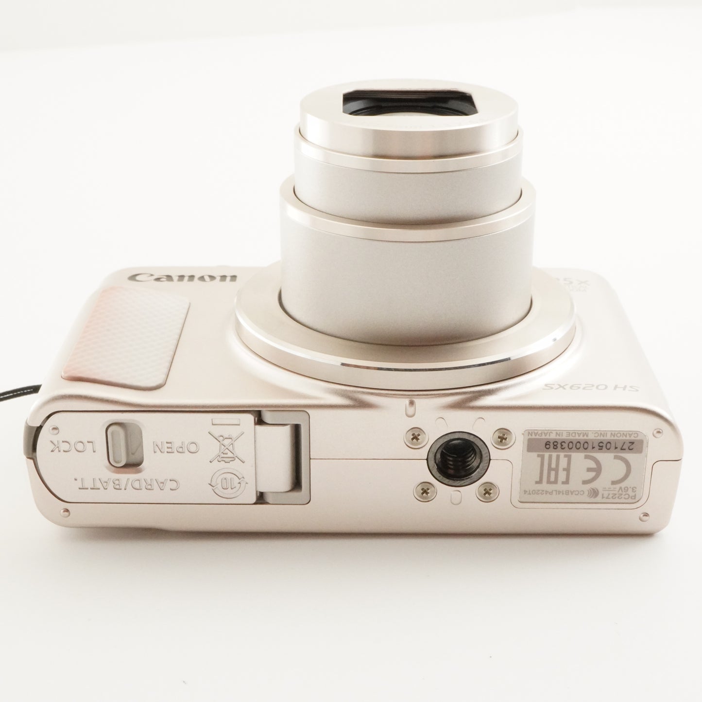 Canon PowerShot SX620 HS White With 4GB SDHC Card from Japan #5878