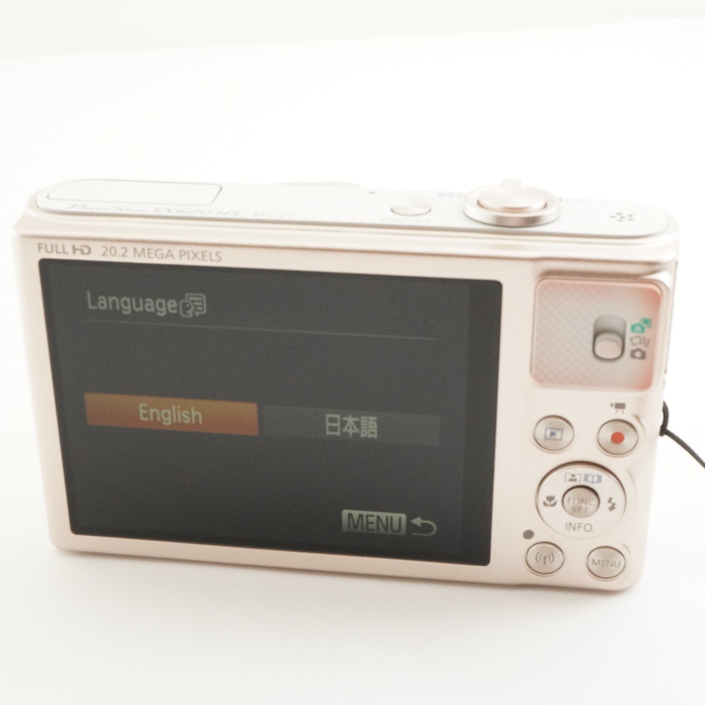 Canon PowerShot SX620 HS White With 4GB SDHC Card from Japan #5878
