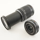 [Only 406 Shots] OLYMPUS PEN E-PL6 Black +14-42mm EZ +40-150mm from Japan #7500