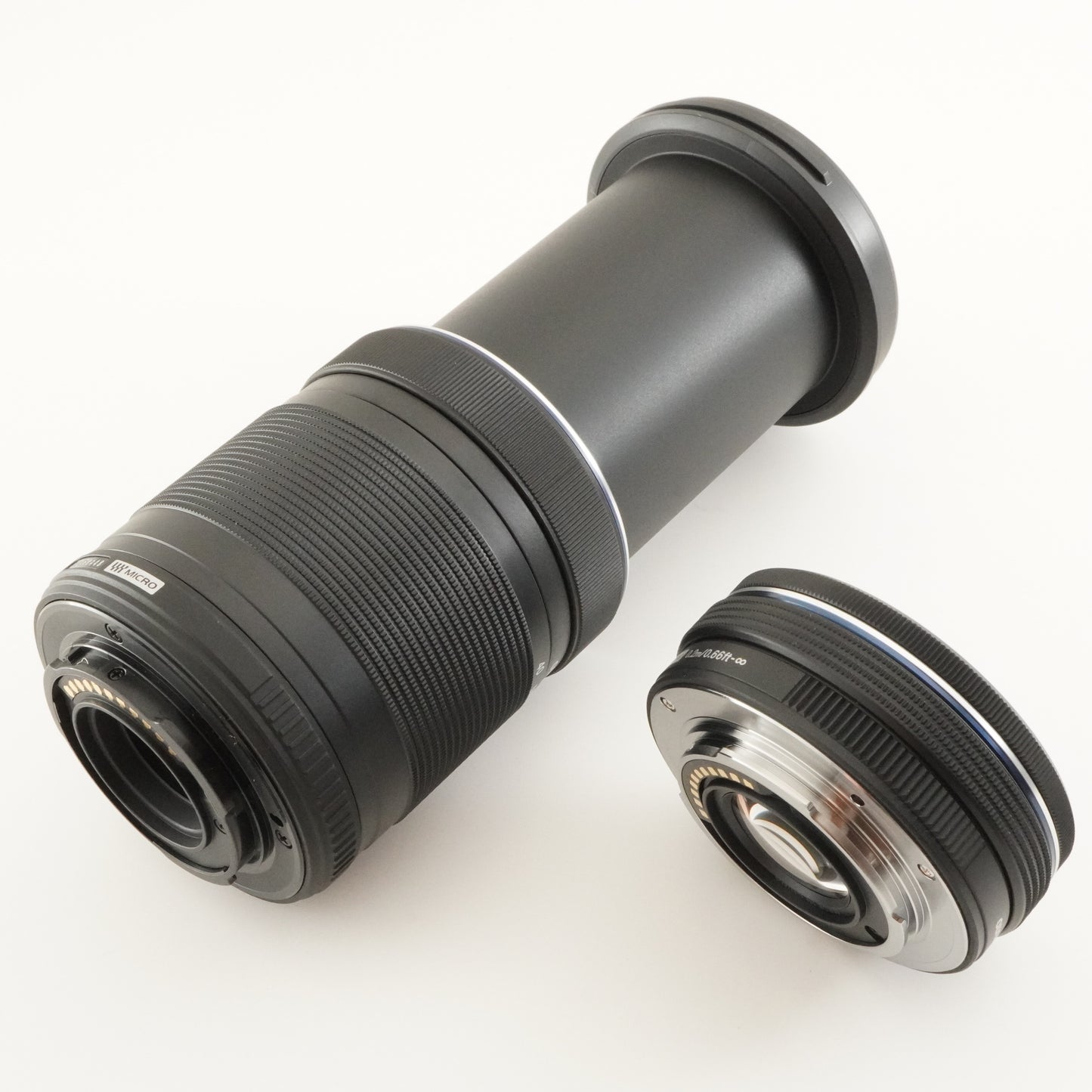 [Only 406 Shots] OLYMPUS PEN E-PL6 Black +14-42mm EZ +40-150mm from Japan #7500