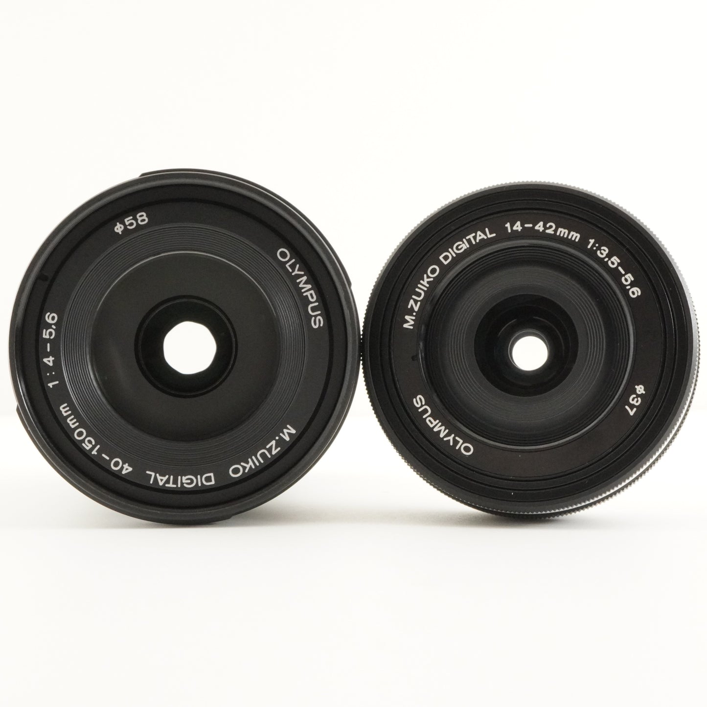 [Only 406 Shots] OLYMPUS PEN E-PL6 Black +14-42mm EZ +40-150mm from Japan #7500