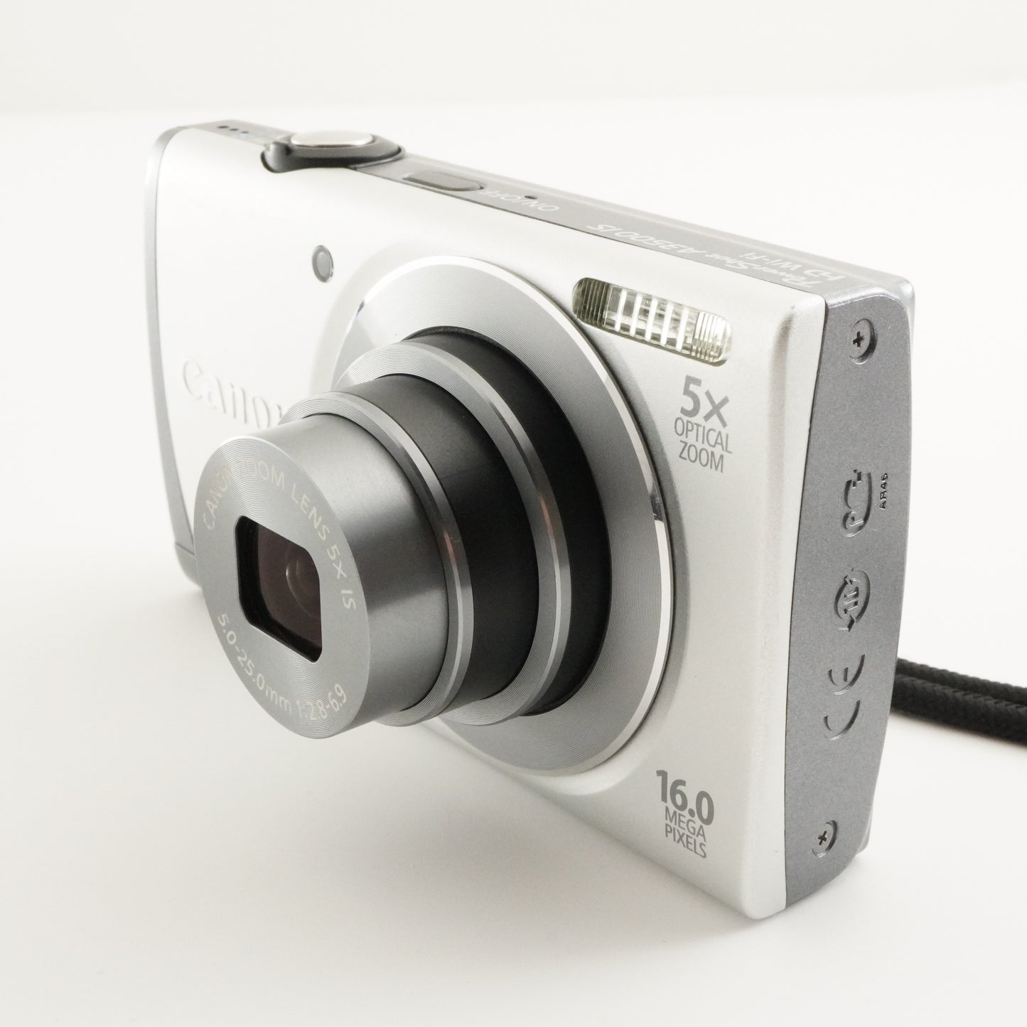 Canon PowerShot A3500 IS Silver With 4GB SDHC Card from Japan #5879