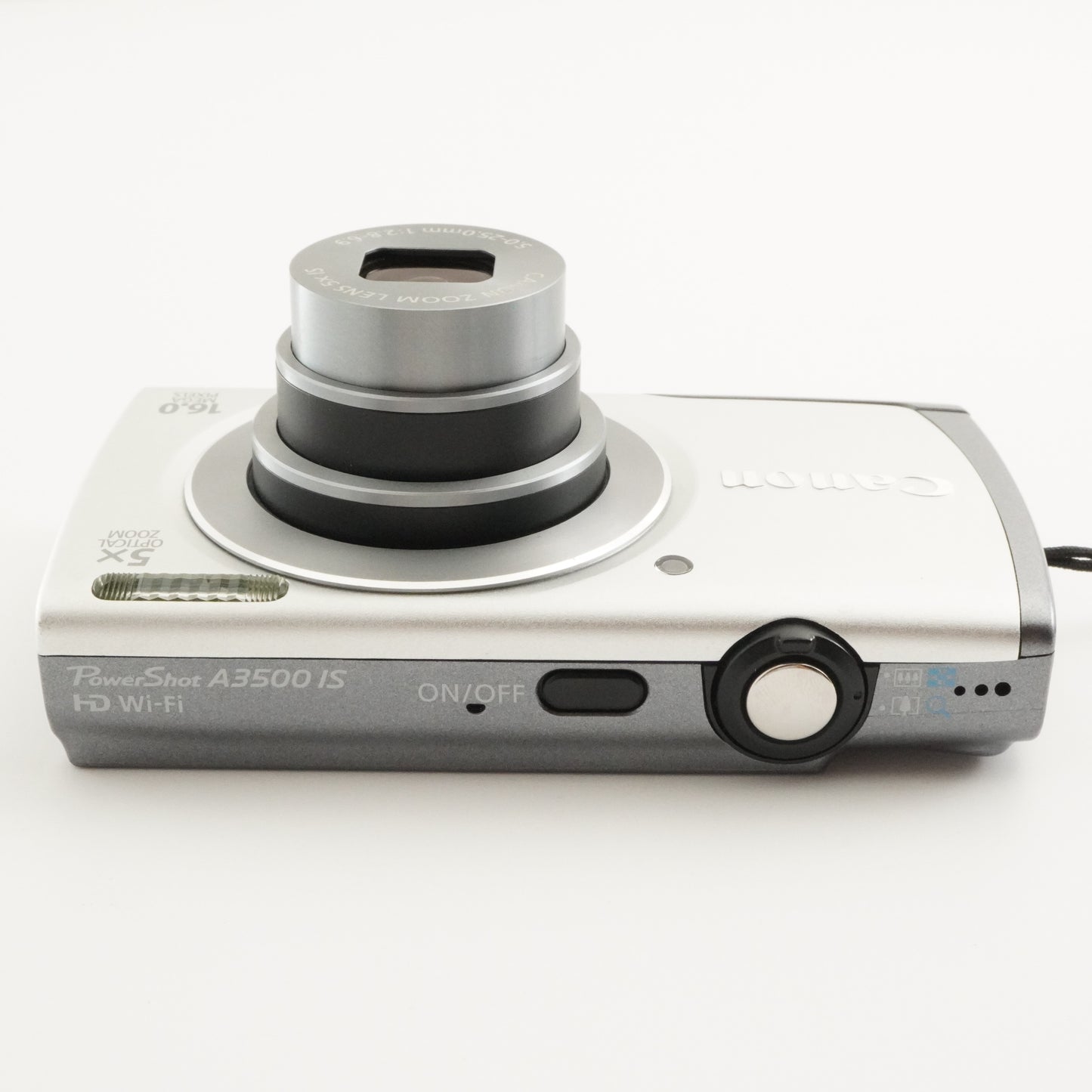 Canon PowerShot A3500 IS Silver With 4GB SDHC Card from Japan #5879