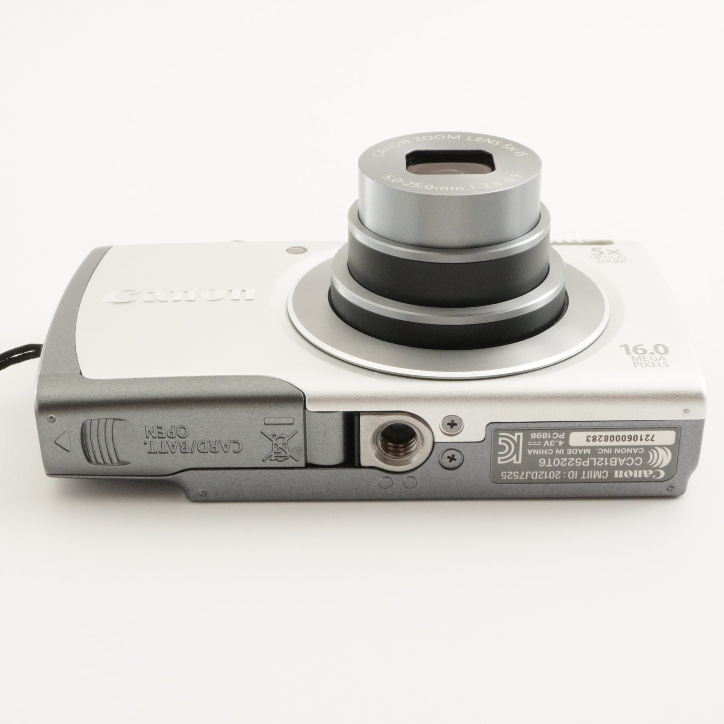 Canon PowerShot A3500 IS Silver With 4GB SDHC Card from Japan #5879
