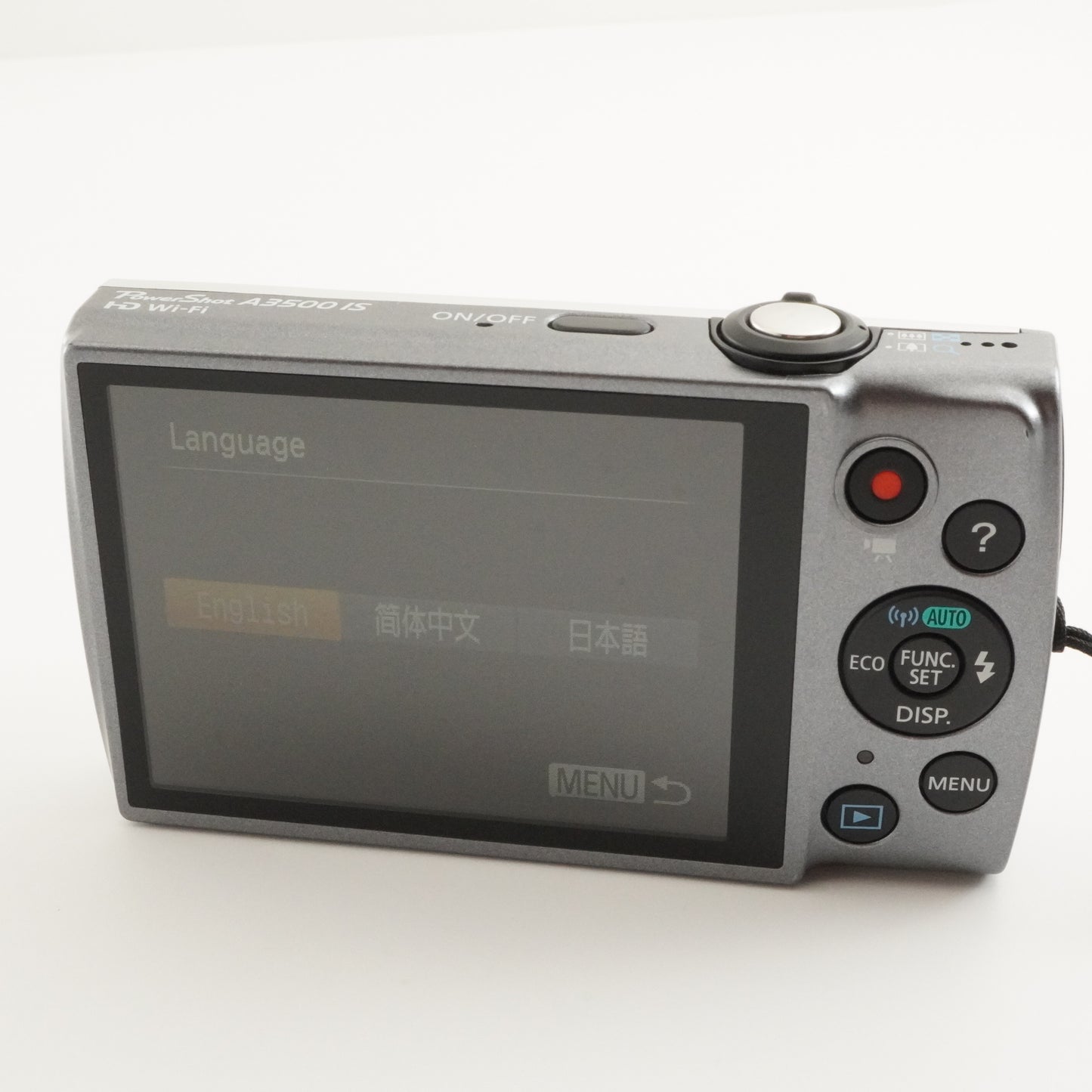 Canon PowerShot A3500 IS Silver With 4GB SDHC Card from Japan #5879