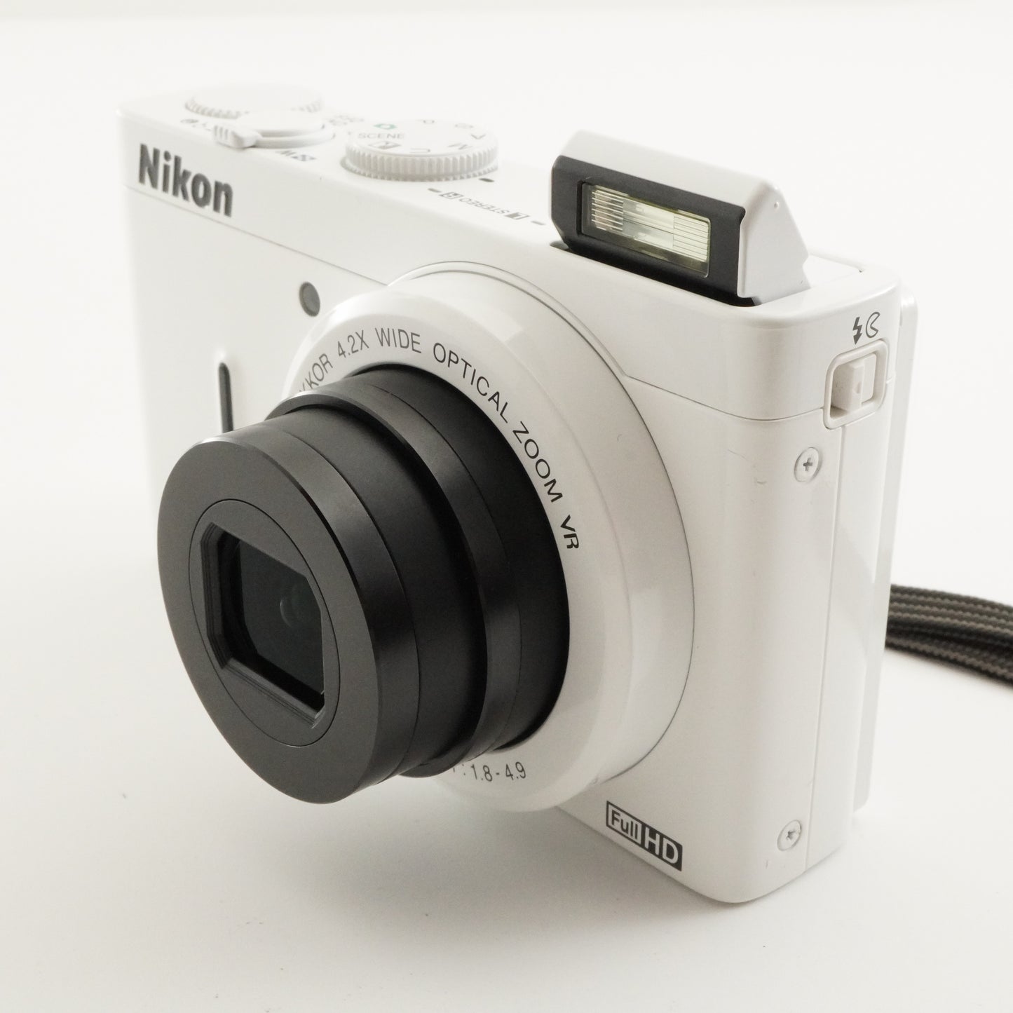 Nikon COOLPIX P310 White With 4GB SDHC Card from Japan #5899