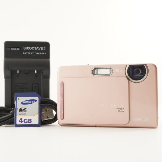 FUJIFILM FinePix Z300 Pink With 4GB SDHC Card Digital Camera from Japan #7512