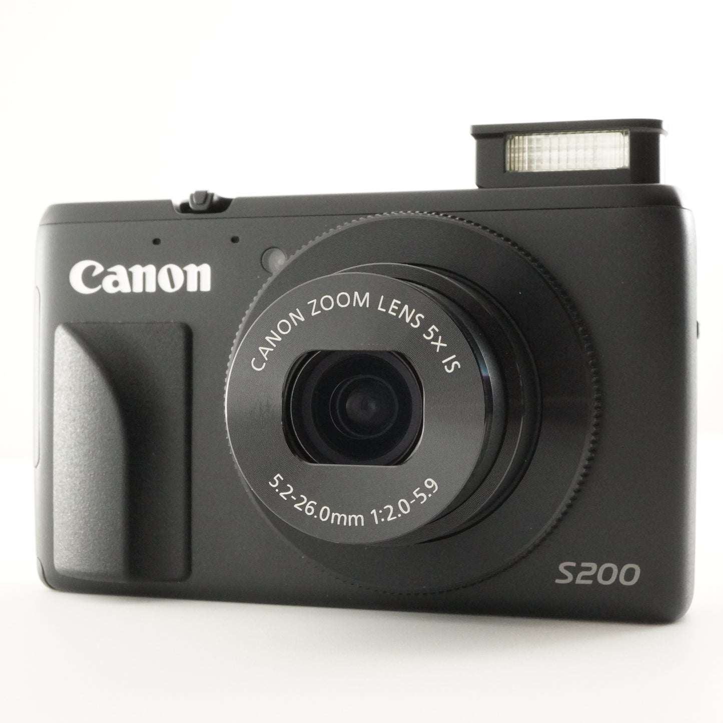 Canon PowerShot S200 Black With 4GB SDHC Card Digital Camera from Japan #7526