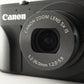 Canon PowerShot S200 Black With 4GB SDHC Card Digital Camera from Japan #7526