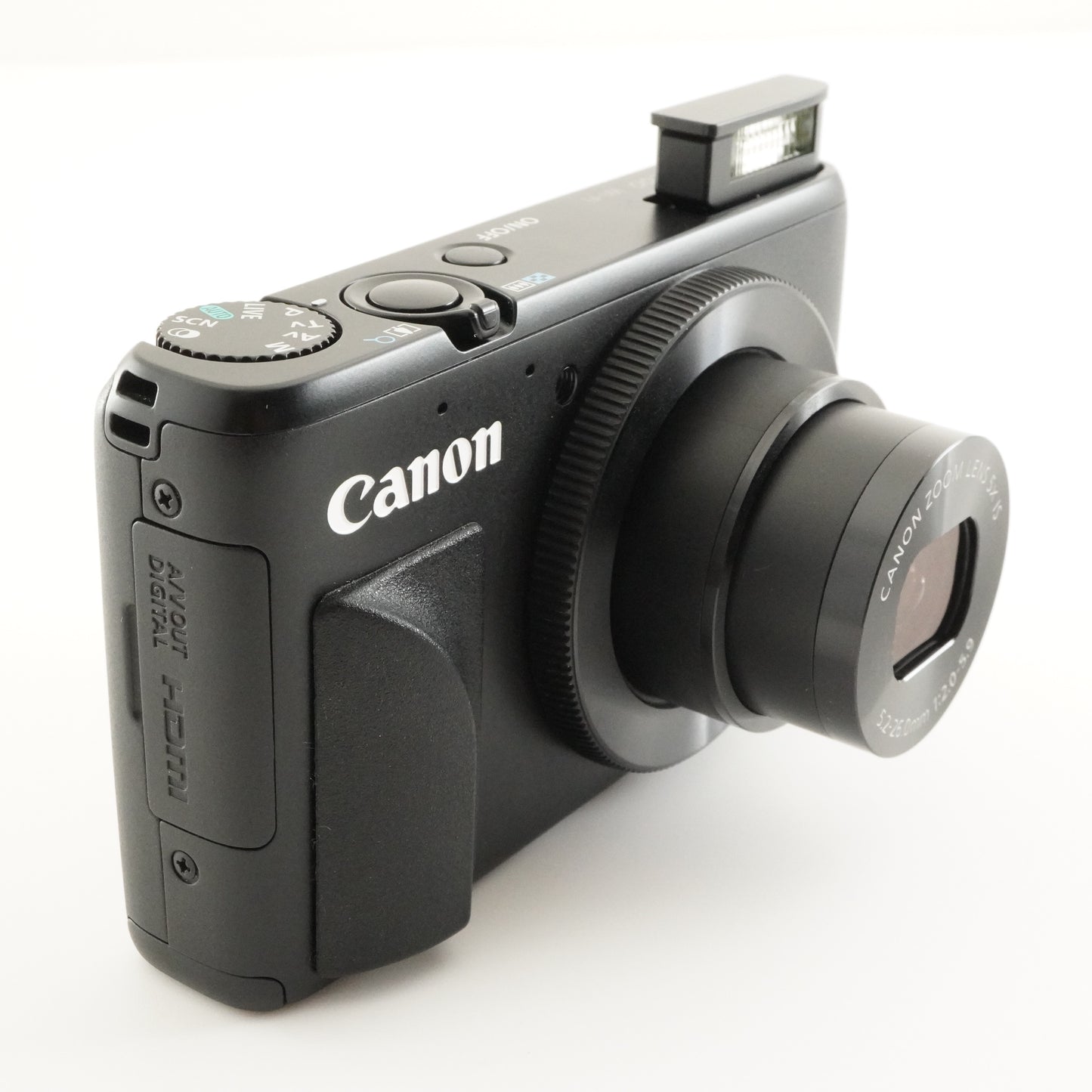 Canon PowerShot S200 Black With 4GB SDHC Card Digital Camera from Japan #7526