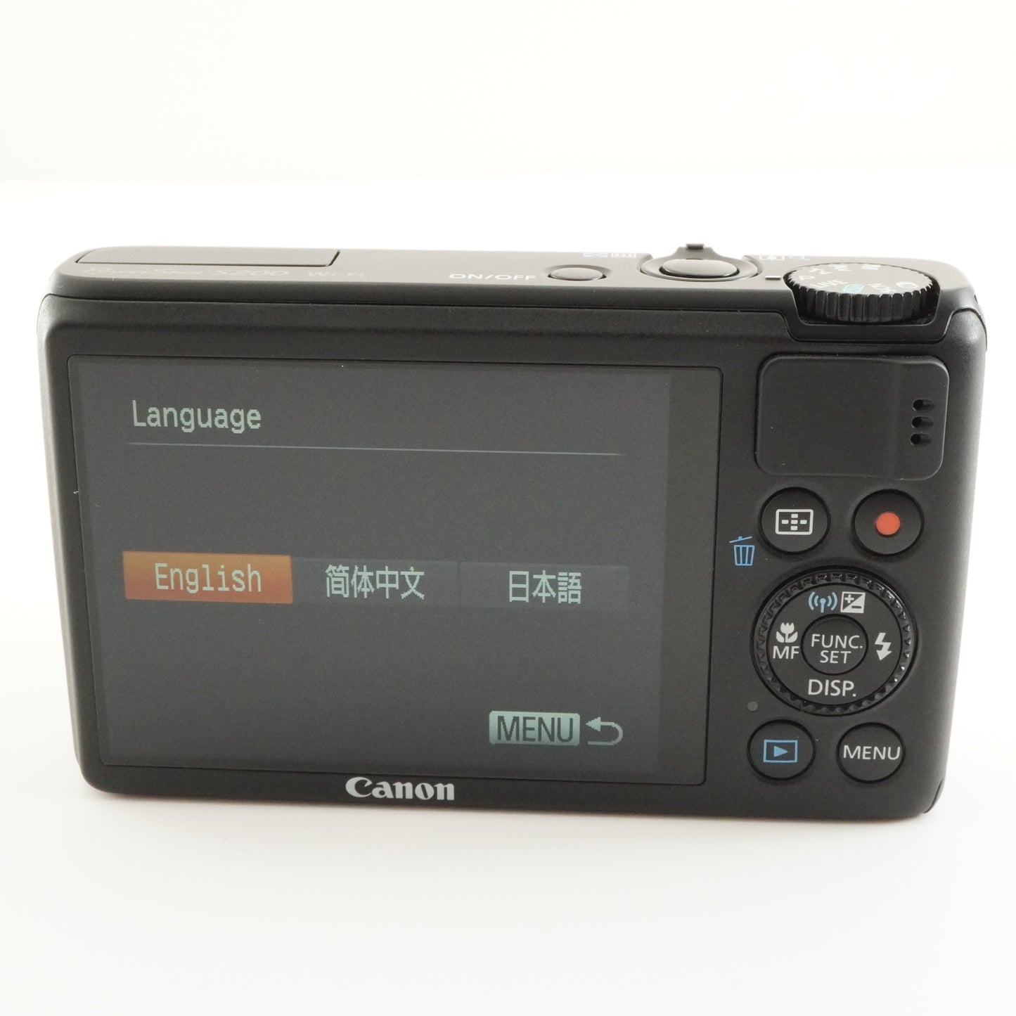 Canon PowerShot S200 Black With 4GB SDHC Card Digital Camera from Japan #7526