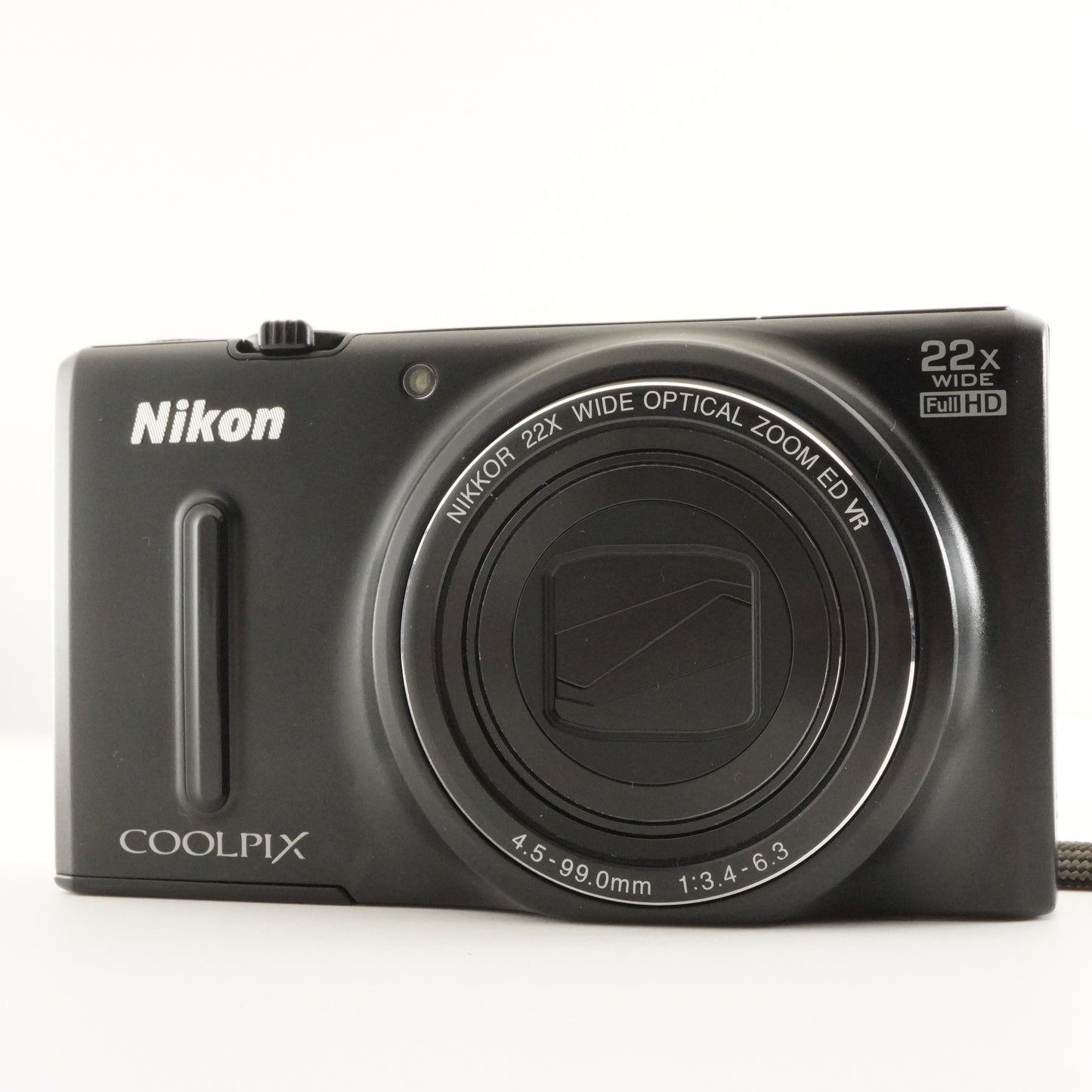 Nikon COOLPIX S9600 Black With 4GB SDHC Card Digital Camera from Japan #7564