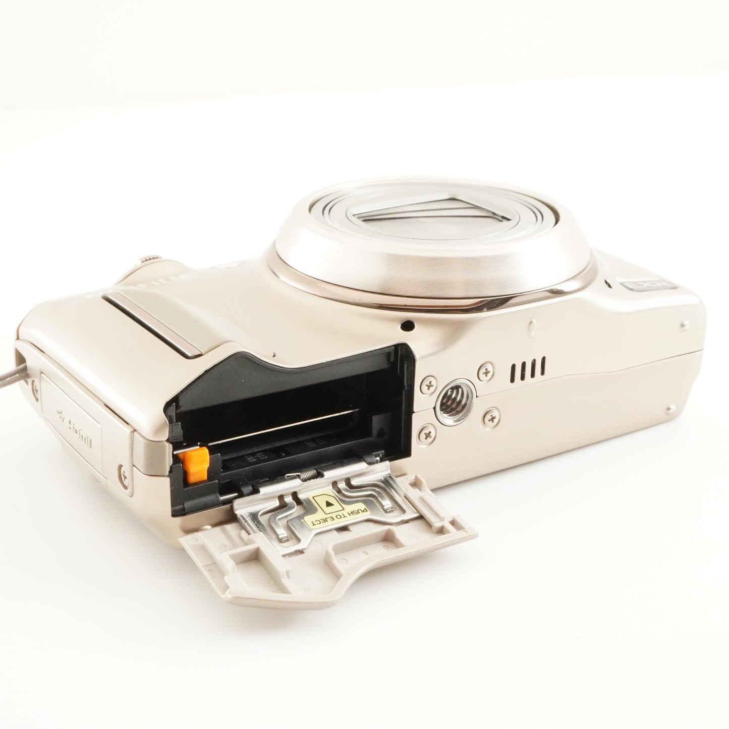 FUJIFILM FinePix F1000 EXR Gold + 4GB SDHC Card Digital Camera from Japan #7510