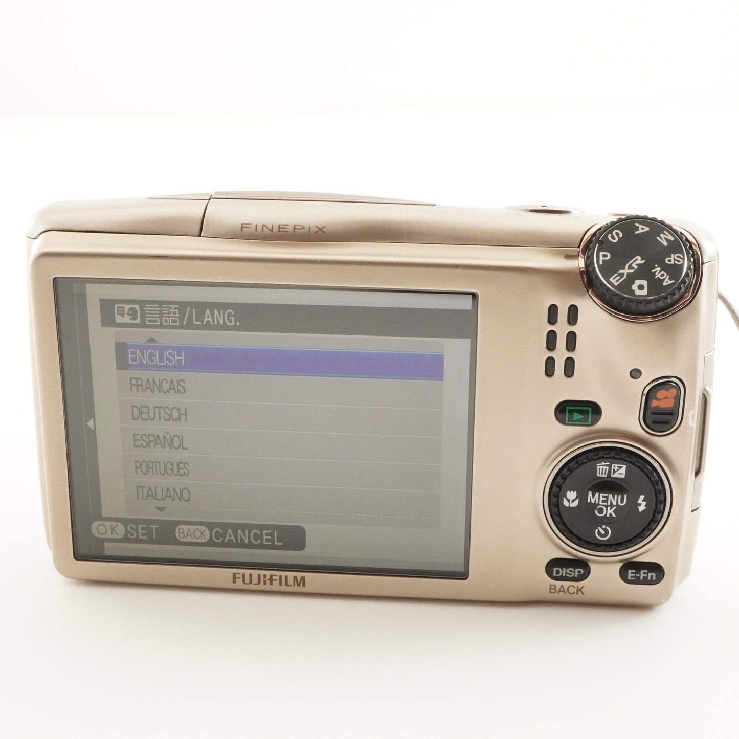 FUJIFILM FinePix F1000 EXR Gold + 4GB SDHC Card Digital Camera from Japan #7510