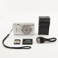 Canon IXY 180 Silver With 4GB SDHC Card Compact Digital Camera from Japan #4596