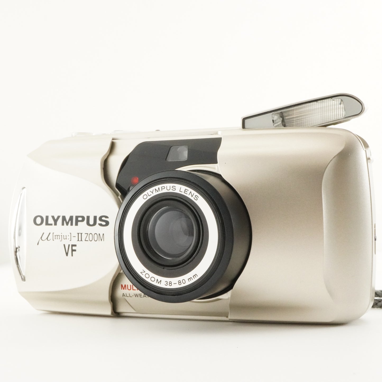 OLYMPUS mju II ZOOM VF [mju:] In Box Point & Shoot Film Camera from Japan #7497