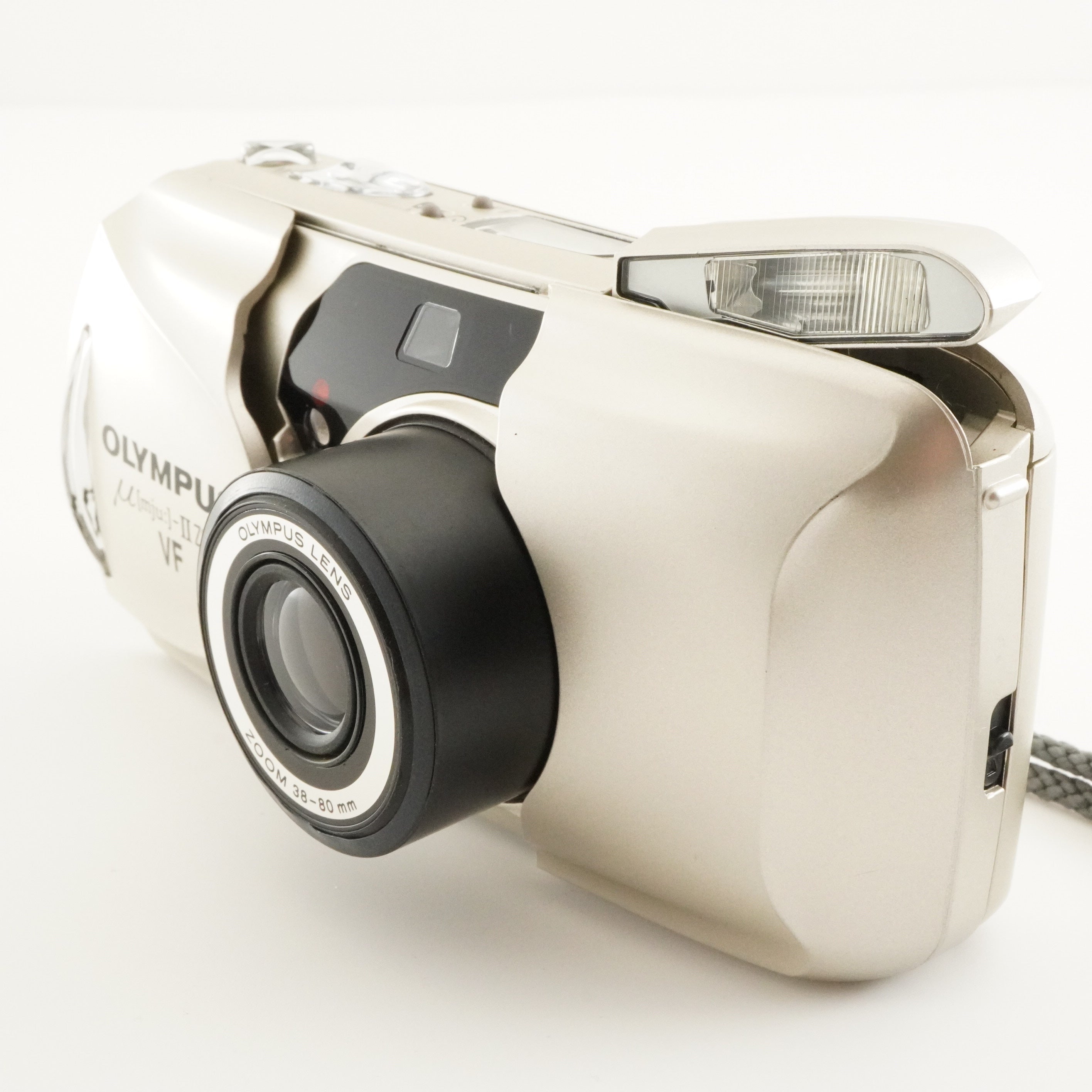 ■完動品 OLYMPUS μ[mju:]-II ZOOM VF OLYMPUS mju II ZOOM VF [mju:] In Box Point & Shoot Film
