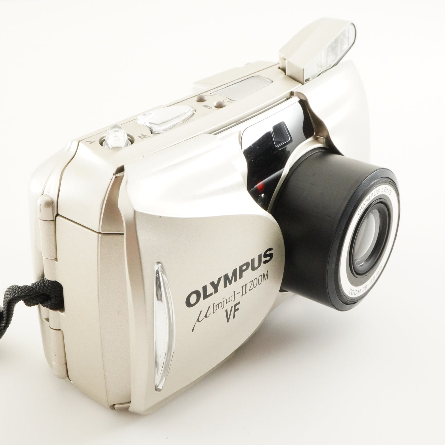 OLYMPUS mju II ZOOM VF [mju:] In Box Point & Shoot Film Camera from Japan #7497