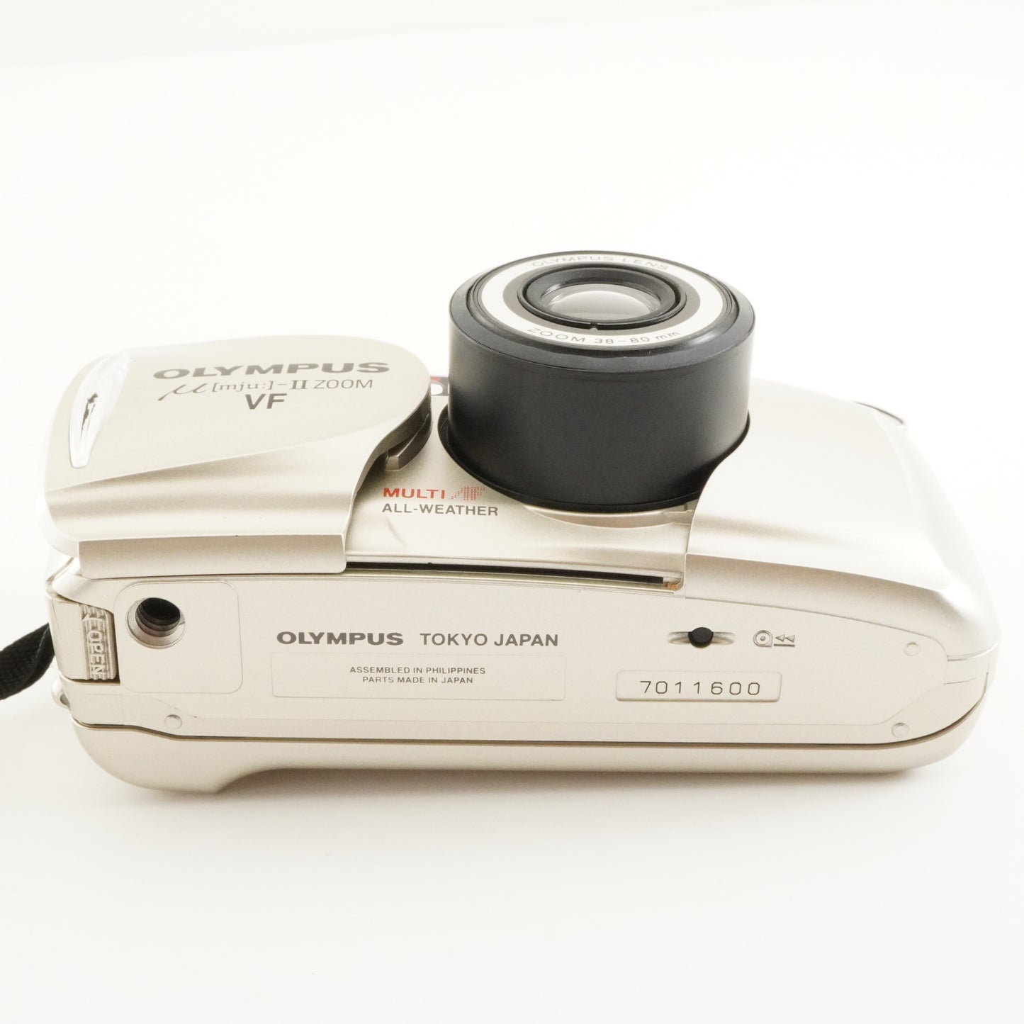 OLYMPUS mju II ZOOM VF [mju:] In Box Point & Shoot Film Camera from Japan #7497