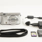 CASIO EXILIM EX-ZR1700 Silver With 4GB SDHC Card Digital Camera from Japan #1800