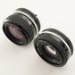 New Light Seals Nikon F2 Photomic A +Ai-s 50mm 1.8 +Ai 28mm 2.8 from Japan #2964