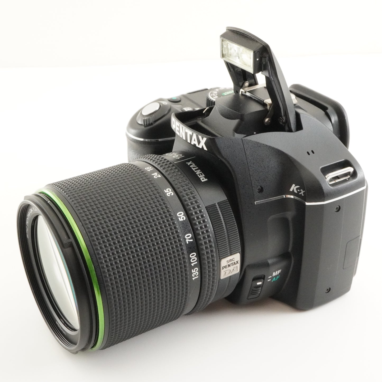 [6,956 Shots] PENTAX K-x + smc PENTAX-DA 18-135mm DSLR Camera from Japan #5903