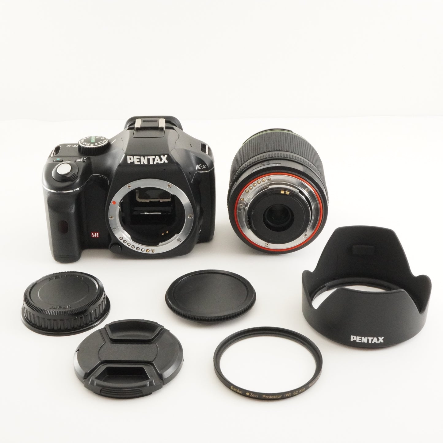 [6,956 Shots] PENTAX K-x + smc PENTAX-DA 18-135mm DSLR Camera from Japan #5903