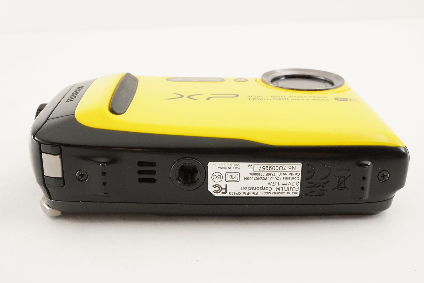 FUJIFILM FinePix XP120 Yellow With 4GB SDHC Card Digital Camera from Japan #1768