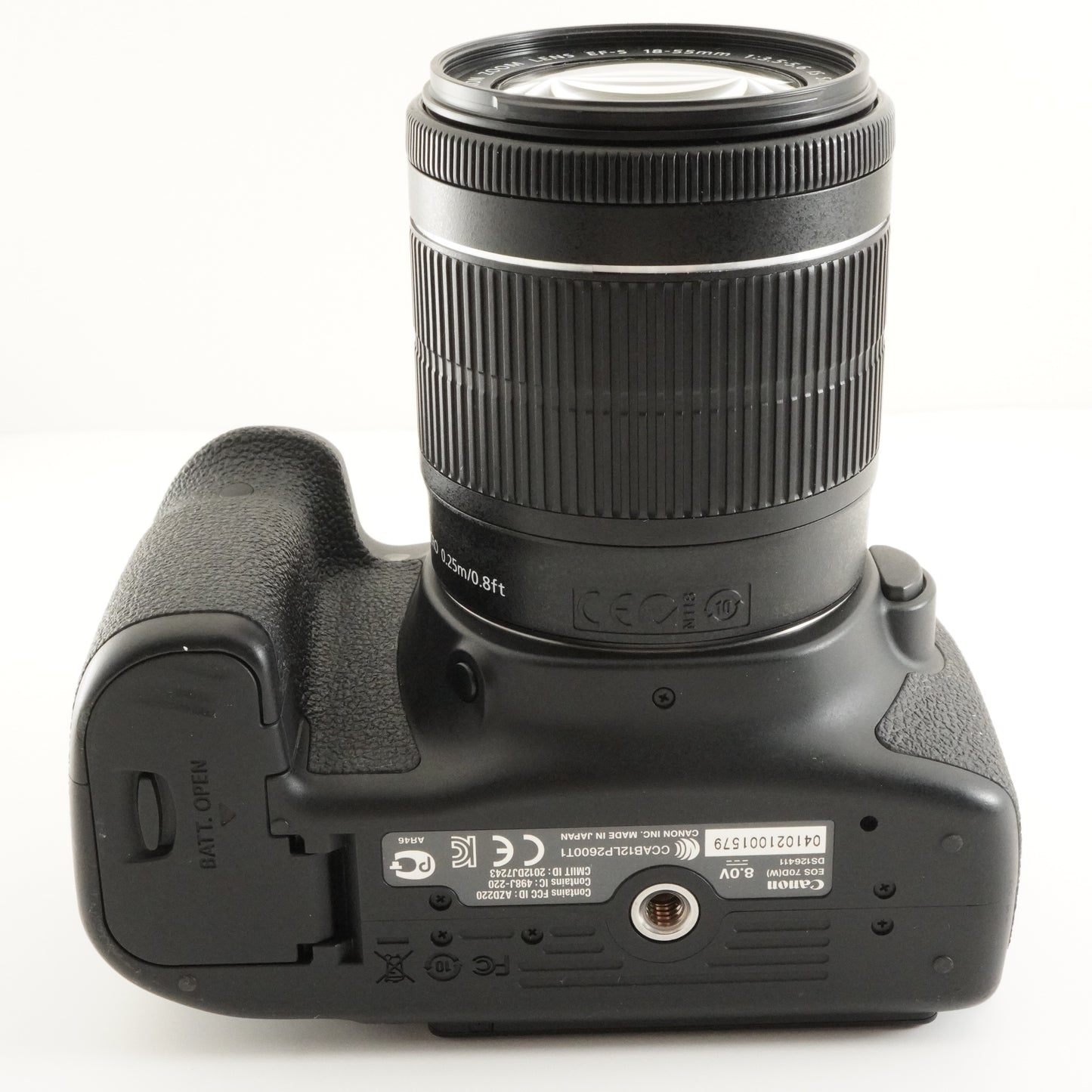 [11,194 Shots] Canon EOS 70D + EF-S 18-55mm IS STM In Box from Japan #7595