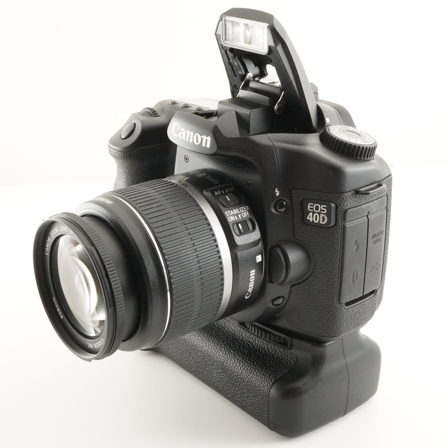 [1,231 Shots] Canon EOS 40D In Box + BG-E2N + EF-S 18-55mm IS from Japan #6211