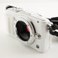 [Only 115 Shots] OLYMPUS E-PL6 White + 14-42mm + 40-150 In Box from Japan #6472