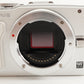 [Only 115 Shots] OLYMPUS E-PL6 White + 14-42mm + 40-150 In Box from Japan #6472