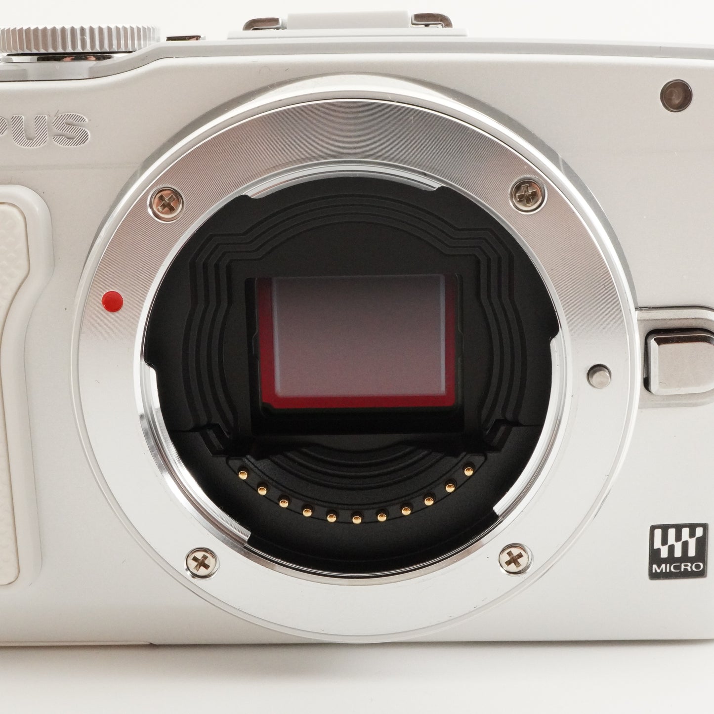 [Only 115 Shots] OLYMPUS E-PL6 White + 14-42mm + 40-150 In Box from Japan #6472