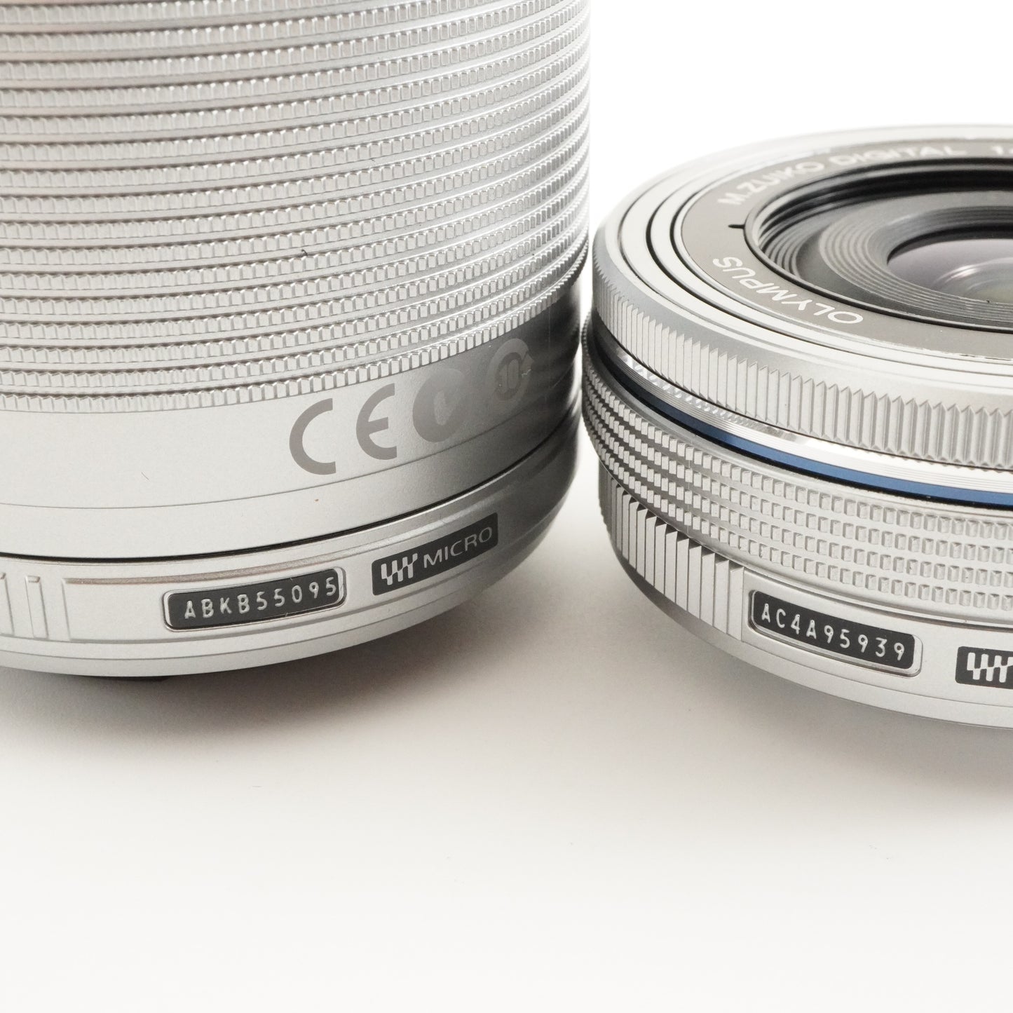 [Only 115 Shots] OLYMPUS E-PL6 White + 14-42mm + 40-150 In Box from Japan #6472